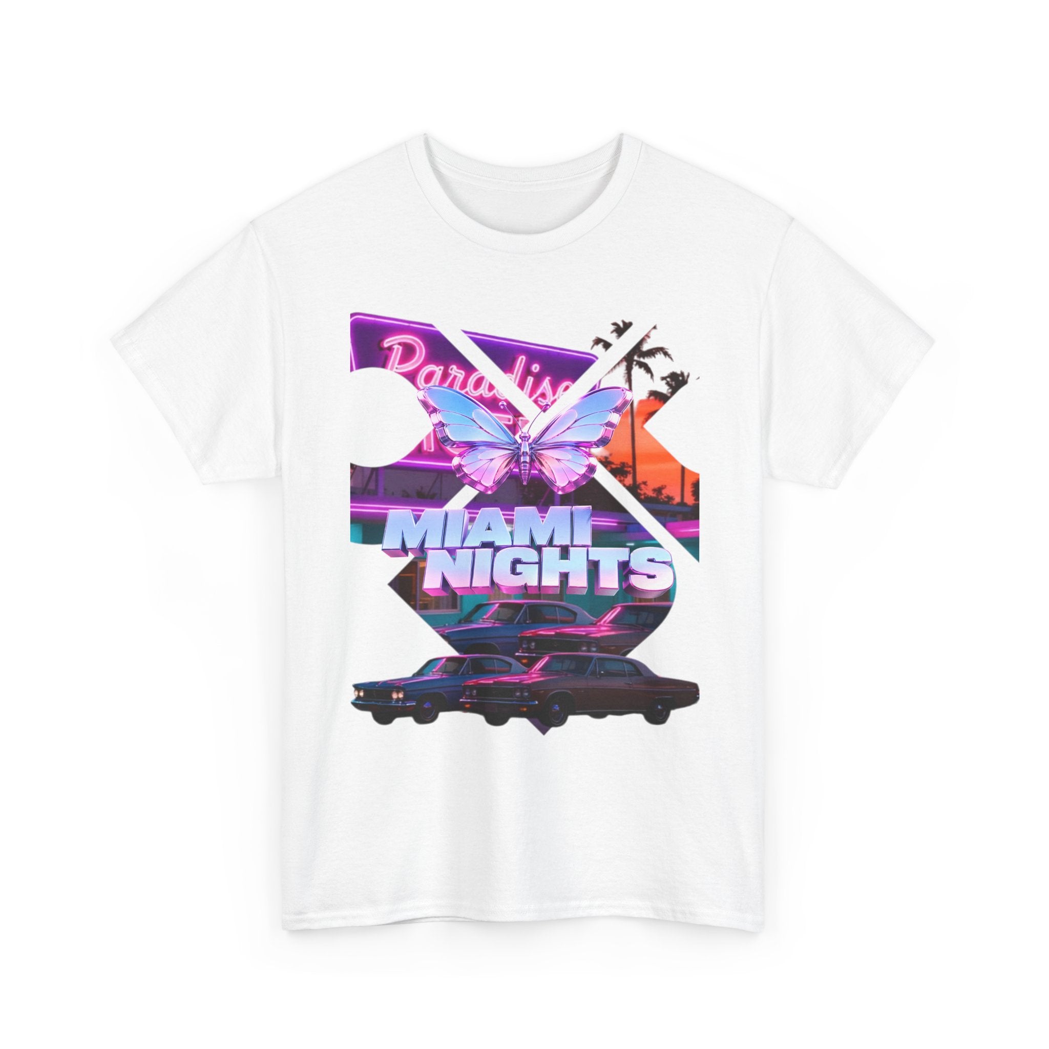 Vaporwave Motel Sunset Tee | Retro Neon Aesthetic Shirt-thumbmail-4