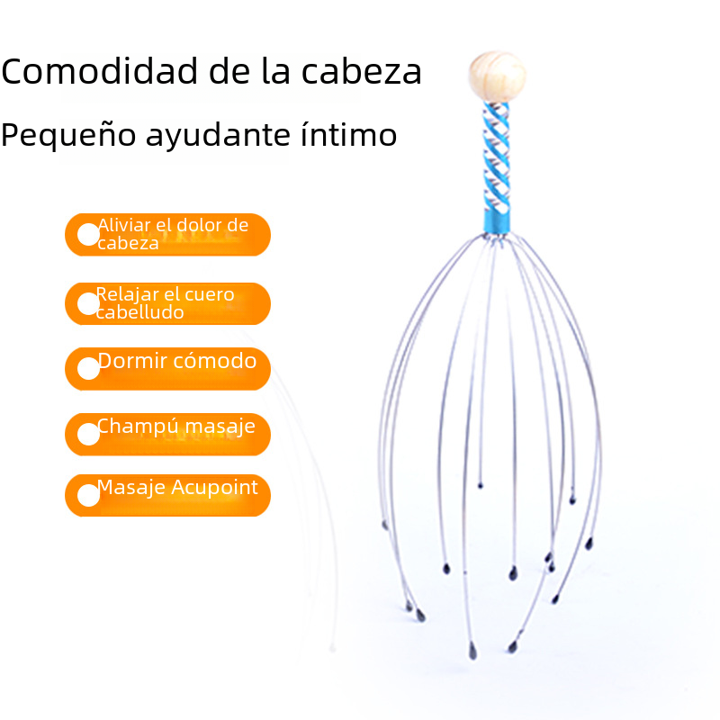 Octopus Head Massager for Scalp and Back Relief-thumbmail-5