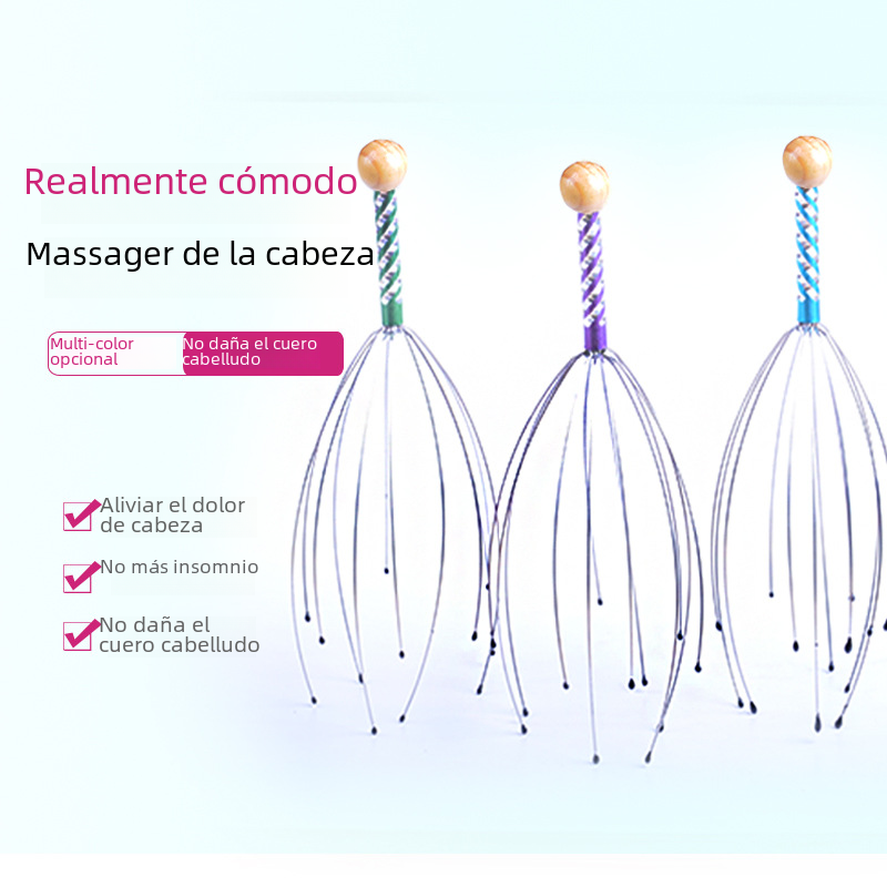 Octopus Head Massager for Scalp and Back Relief-thumbmail-3