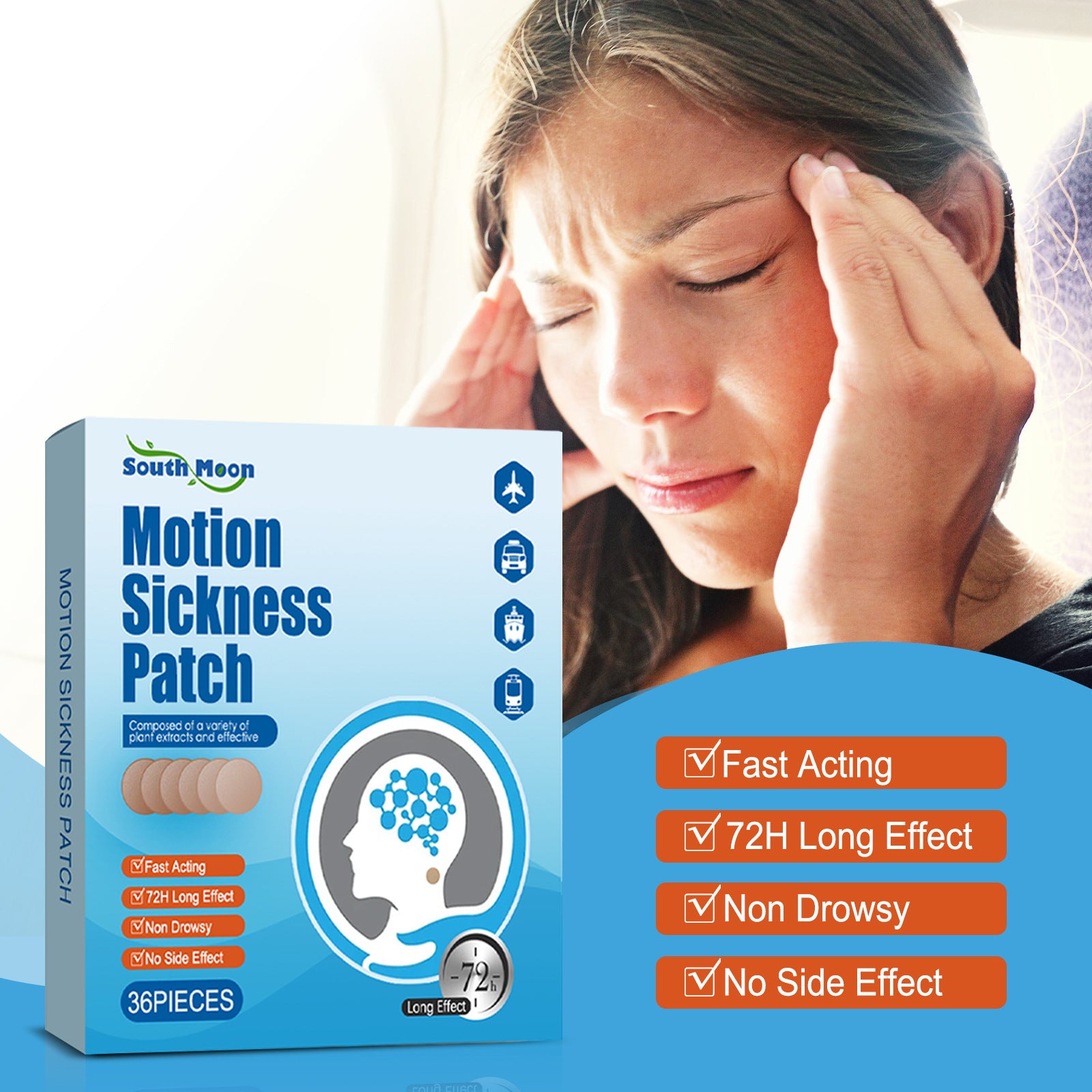 South Moon Travel Motion Sickness Relief Patches-thumbmail-4