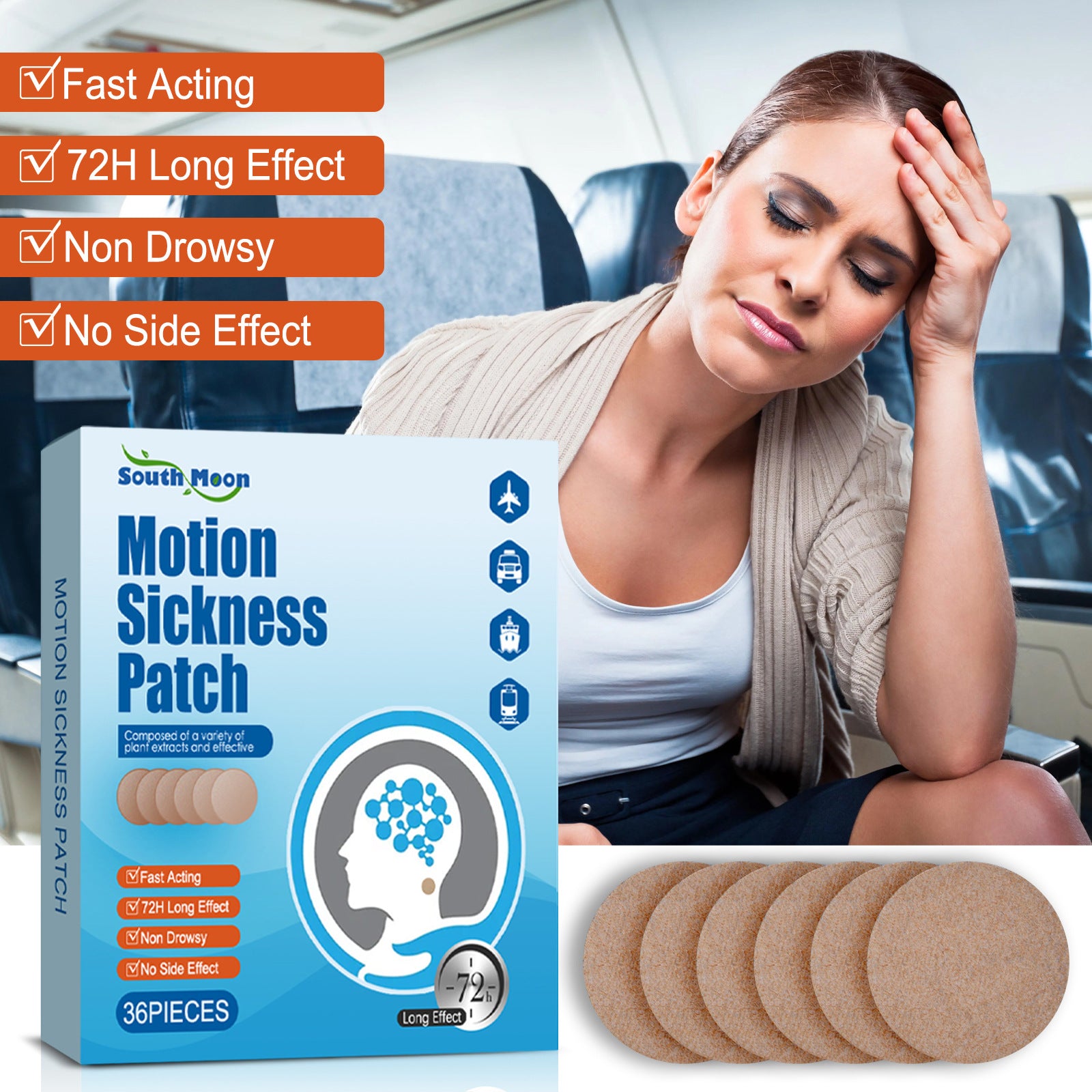 South Moon Travel Motion Sickness Relief Patches-thumbmail-2