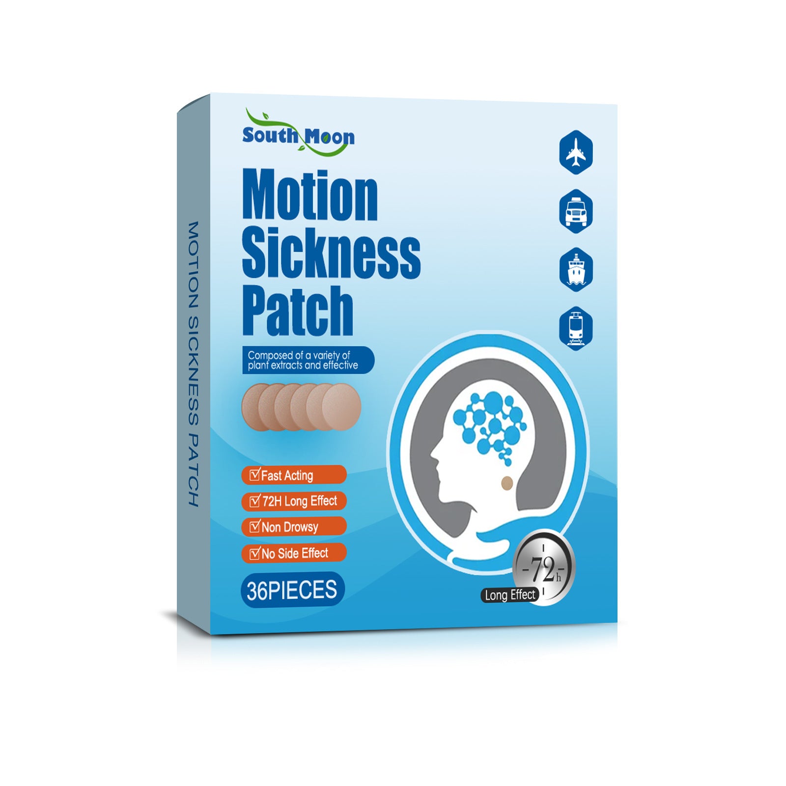 South Moon Travel Motion Sickness Relief Patches-thumbmail-5